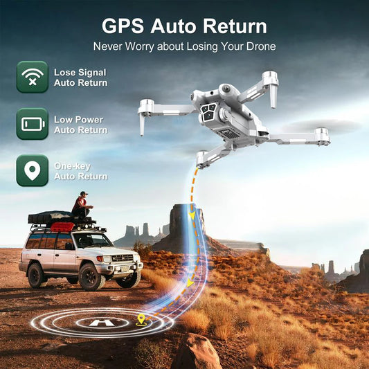 H10 drone, 8K camera intelligent obstacle avoidance, positioning precise hovering shooting,