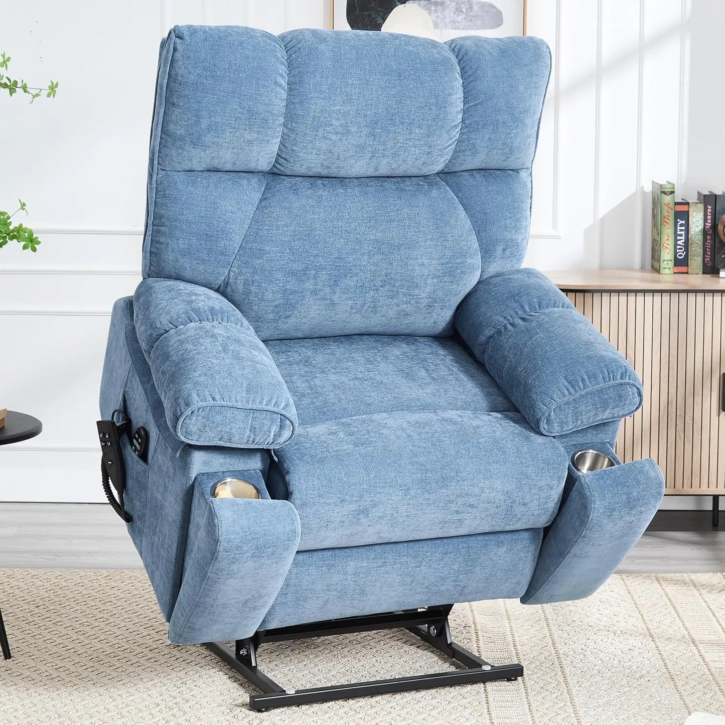 Dual Motor Power Lift Chair Vibration Massage and Lumbar Heating