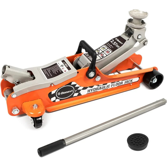 2.5 Ton Low Profile Racing Floor Jack with Heavy Duty Steel Construction