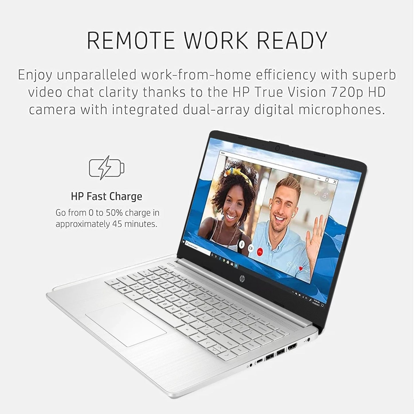 HP Newest 14" Laptop,Intel Celeron N4120,Up to16GB RAM,384GB Storage