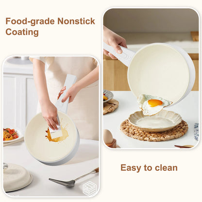 Hot Pot Electric  Steamer, Non-Stick Fryer Pan l