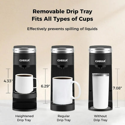 DutchesHomeLiving slim single serve coffee maker for K pods compact design