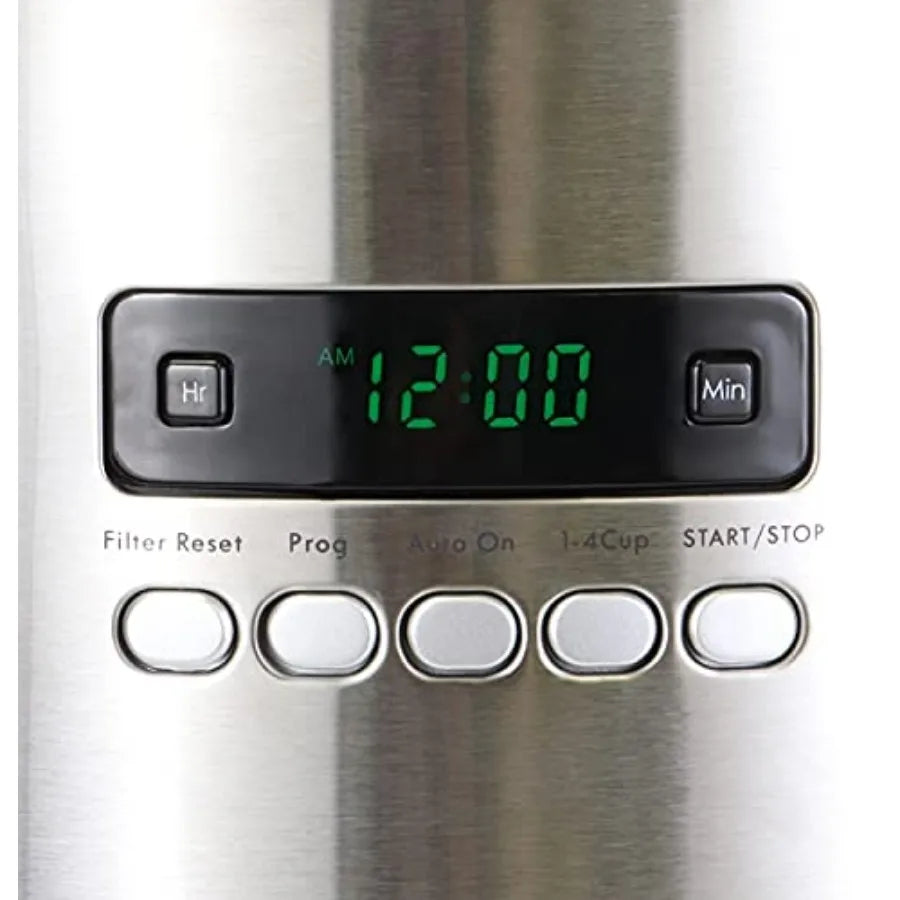 12 Cup Programmable Drip Coffee Maker Auto Shut Off