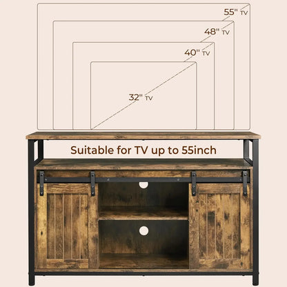 [New Arrival!]TV Stand, Entertainment Center with Storage Cabinets