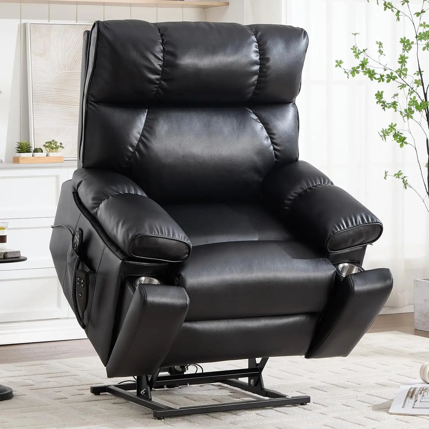 Dual Motor Power Lift Chair Vibration Massage and Lumbar Heating