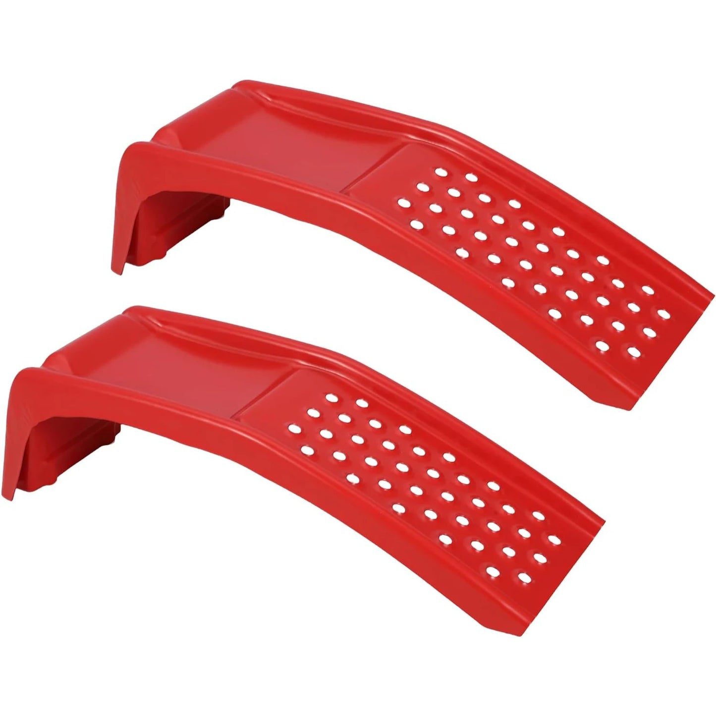 2 Ton Heavy Duty Solid Steel Car Ramps, 2-Pack 8" Lift  , 4000 LBS Capacity Per Ramp