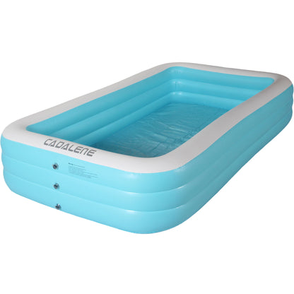 Inflatable swimming Pool for Kids and Adults,120" X 72" X 22"