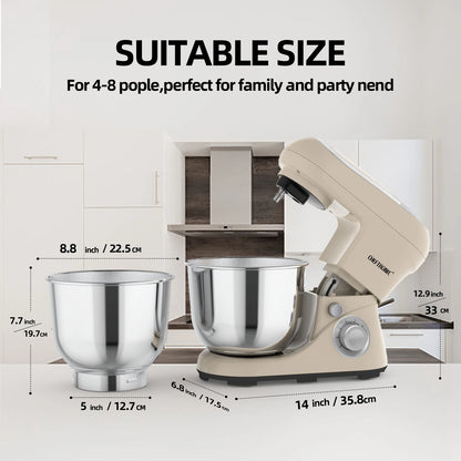 1pc CHEFTRONIC Stand Mixer,5Qt Tilt-Head Electric Household Stand Mixer
