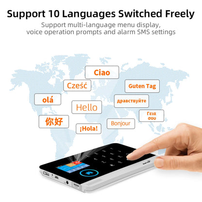 dutcheshomeliving 4g gsm alarm panel display