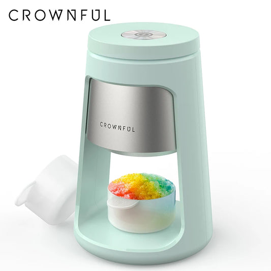 Crownful Shaved Ice Machine Mini Ice Crusher