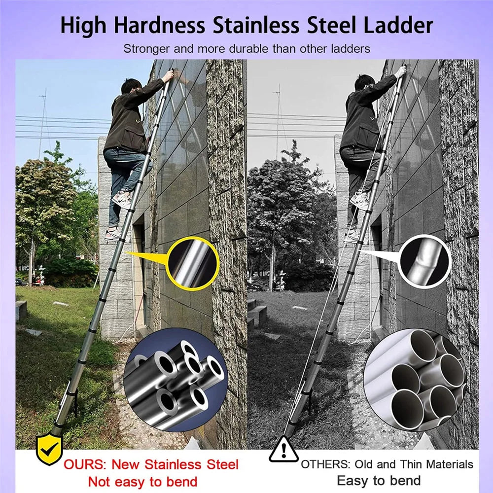 Extendable Telescopic 2.6M-5M Heavy Duty Multi Purpose Ladder