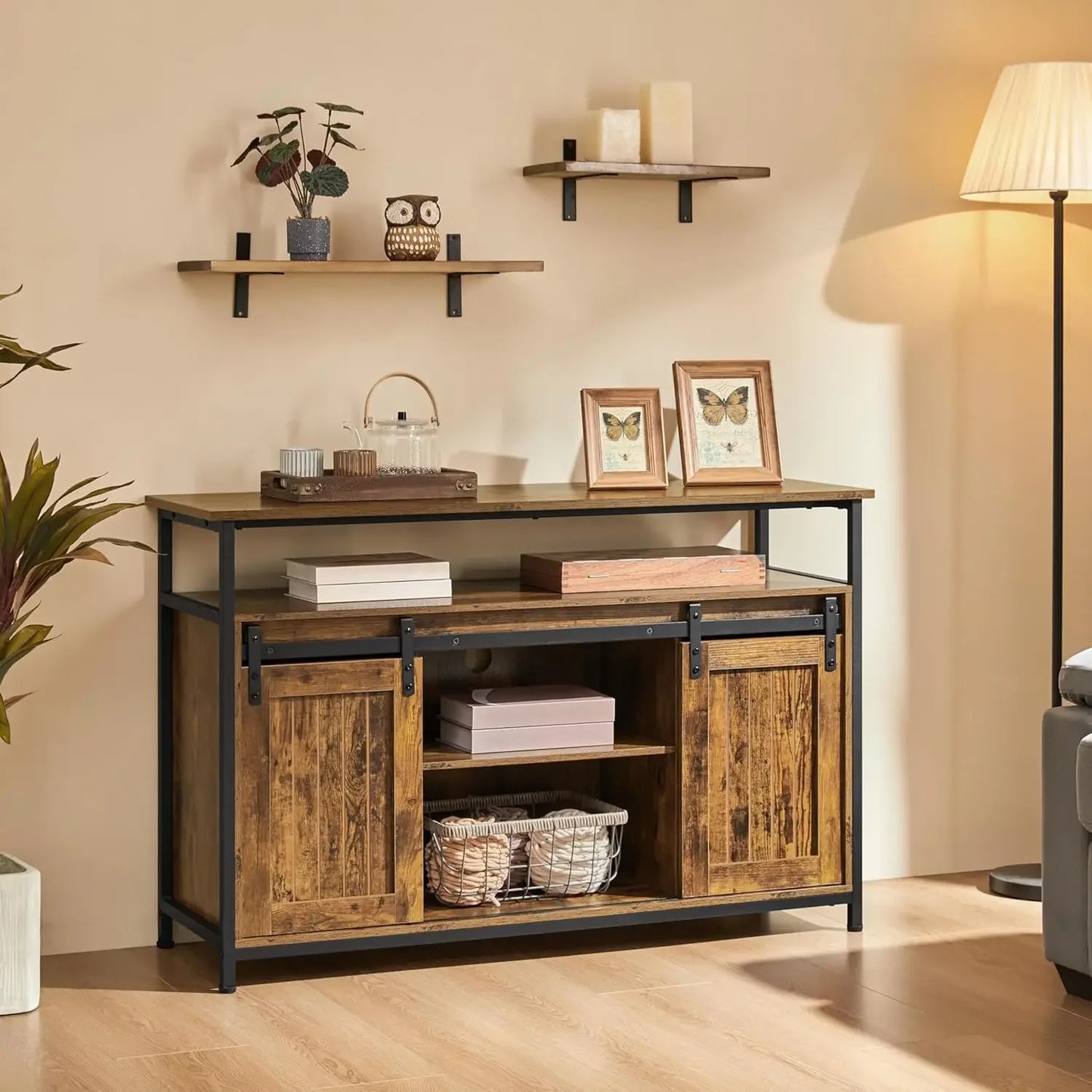 [New Arrival!]TV Stand, Entertainment Center with Storage Cabinets