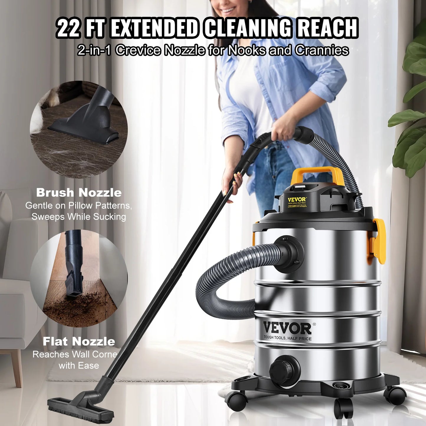 dutcheshomeliving stainless steel vacuum cleaner