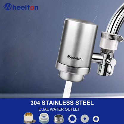 Wheelton Stainless Steel Kitchen Tap Purifier Faucet Water Filter