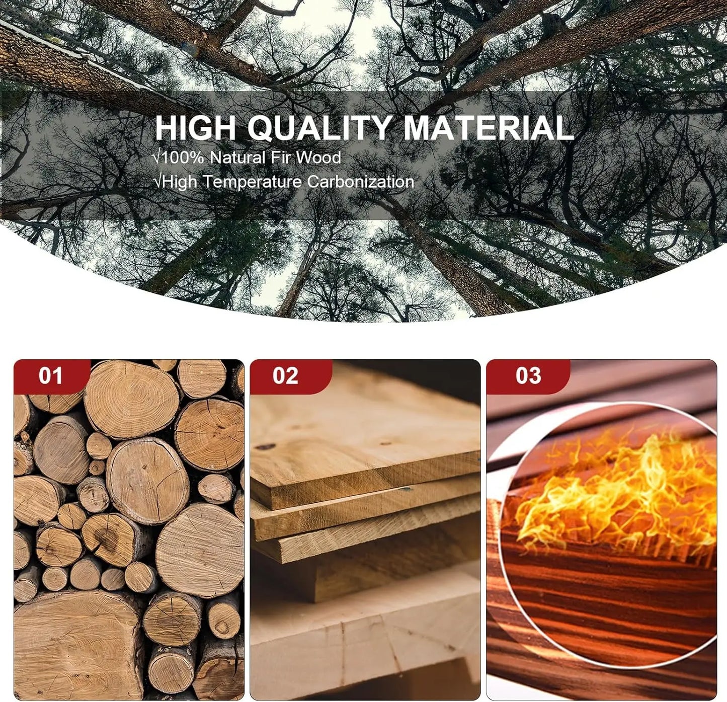 2-Seat Wooden Adirondack Chair, Patio Bench with Table,