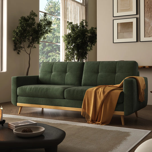 67.7-inch Mid-Century Modern Loveseat Sofa