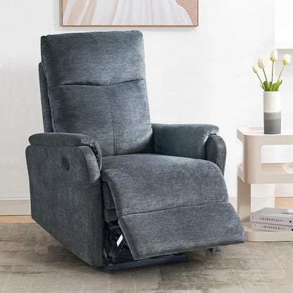 Electric Power Recliner with USB Ports Breathable Fabric