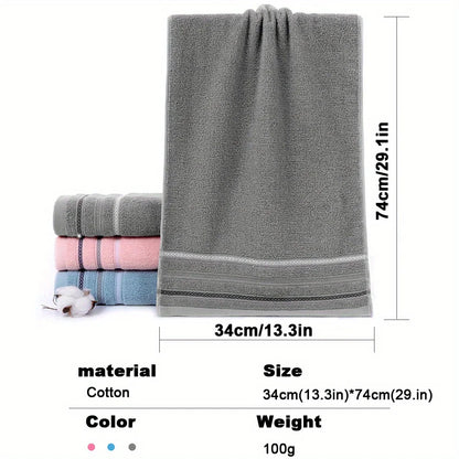 100% Cotton Face Towels 4 Pack, Luxury Quick Dry Absorbent