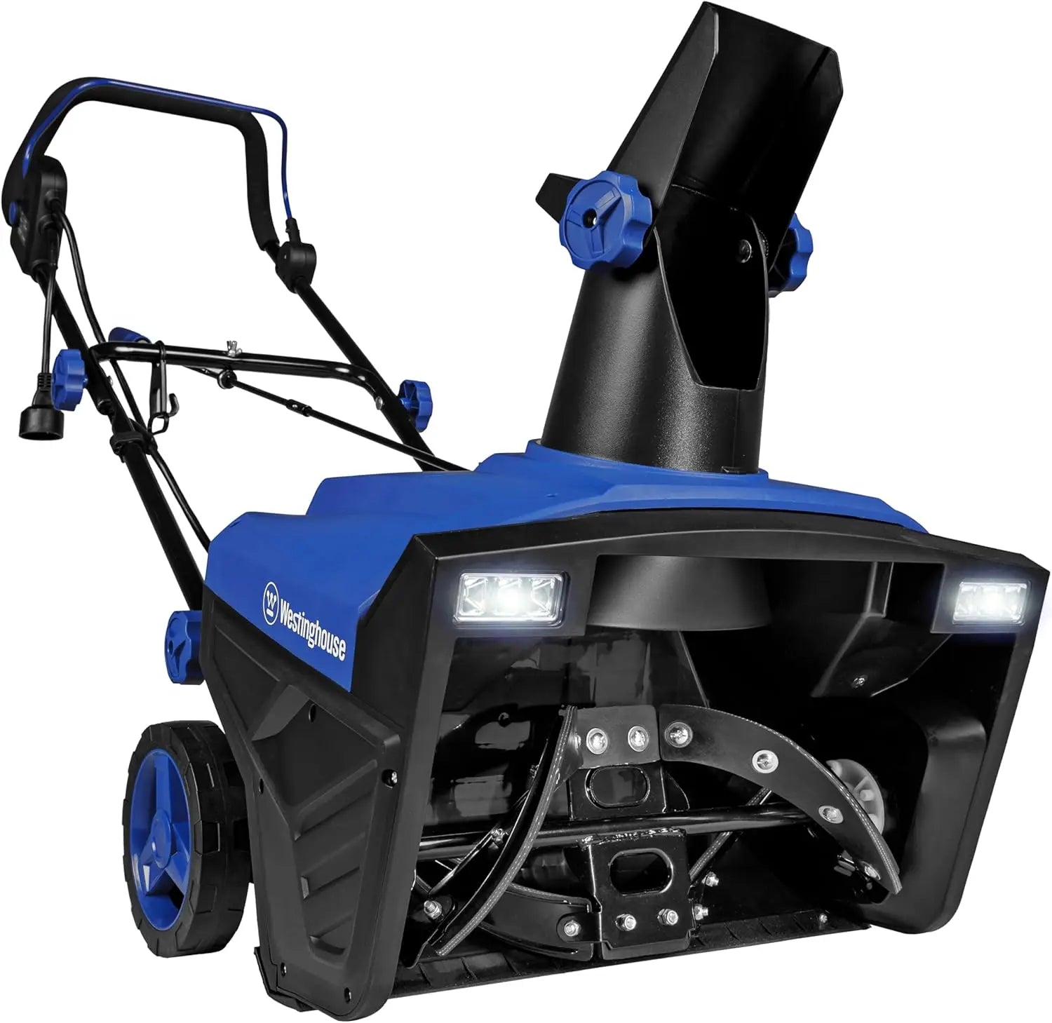 DutchesHomeLiving 20 inch electric snow blower with steel auger LED lights