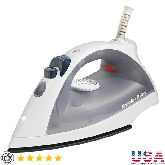 Nonstick Steam Iron with Adjustable Settings  Auto Shutoff