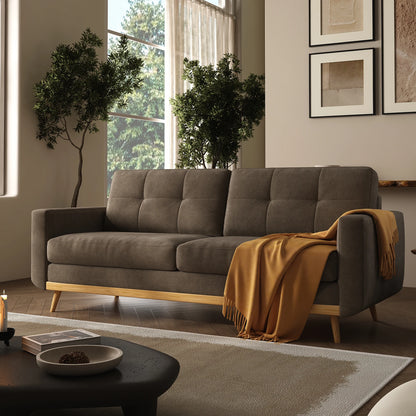 67.7-inch Mid-Century Modern Loveseat Sofa