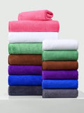 100% Polyester Solid Color Bath Towel 70x140cm,