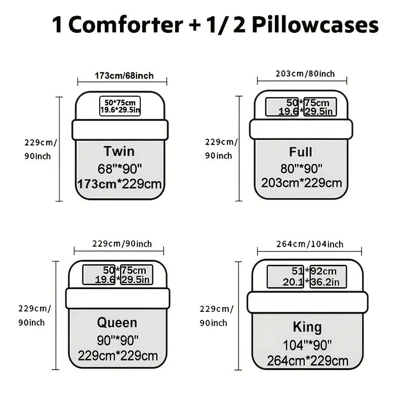 Winter Warm Velvet Quilt Set 2/3pcs Super Soft Thick