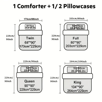 Winter Warm Velvet Quilt Set 2/3pcs Super Soft Thick