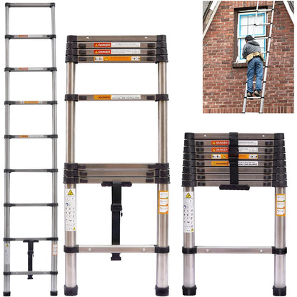 Extendable Telescopic 2.6M-5M Heavy Duty Multi Purpose Ladder