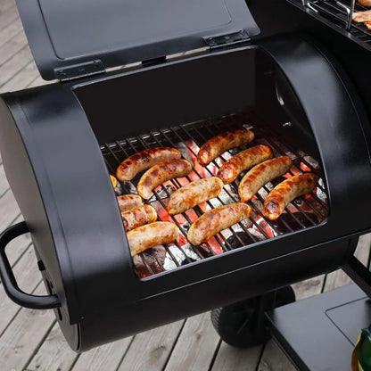 \ Charcoal Grill and Smoker, Outdoor BBQ Grill with 1200 Sq. In. Cooking Area