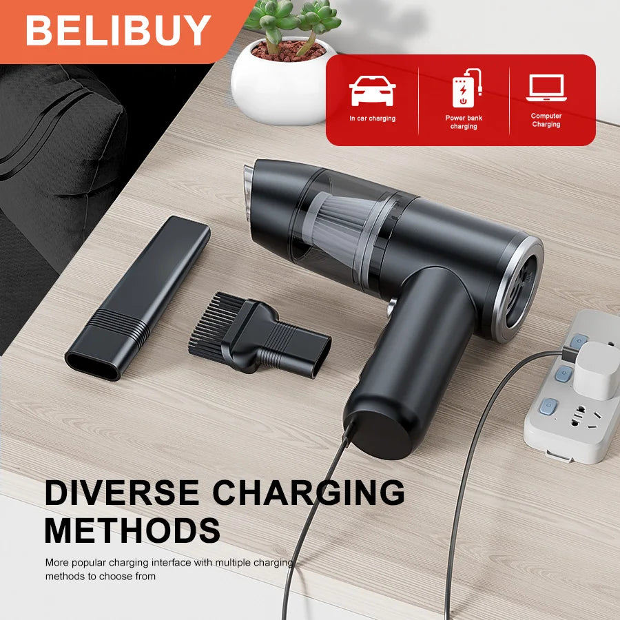 BELIBUY Car Vacuum Cleaner Portable  home appliance High Power