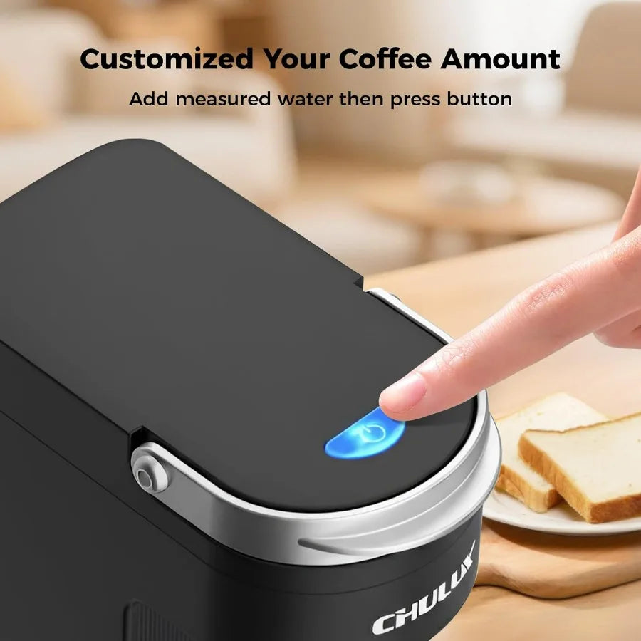 DutchesHomeLiving slim single serve coffee maker for K pods compact design