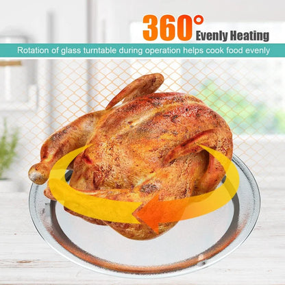 MAT EXPERT 0.9 Cu.ft Compact Microwave Oven,  w/Glass Turntable