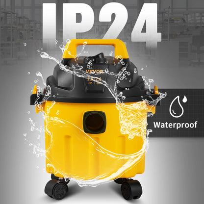 SucceBuy Wet Dry Vac 2.6 Gallon  3 in 1 Portable Shop Vacuum