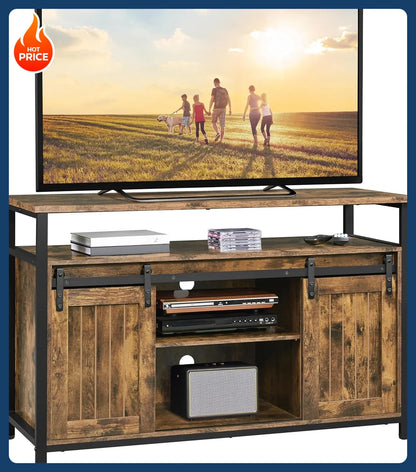 [New Arrival!]TV Stand, Entertainment Center with Storage Cabinets