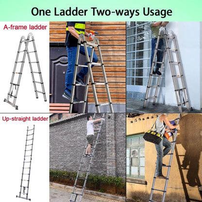 Extendable Telescopic 2.6M-5M Heavy Duty Multi Purpose Ladder