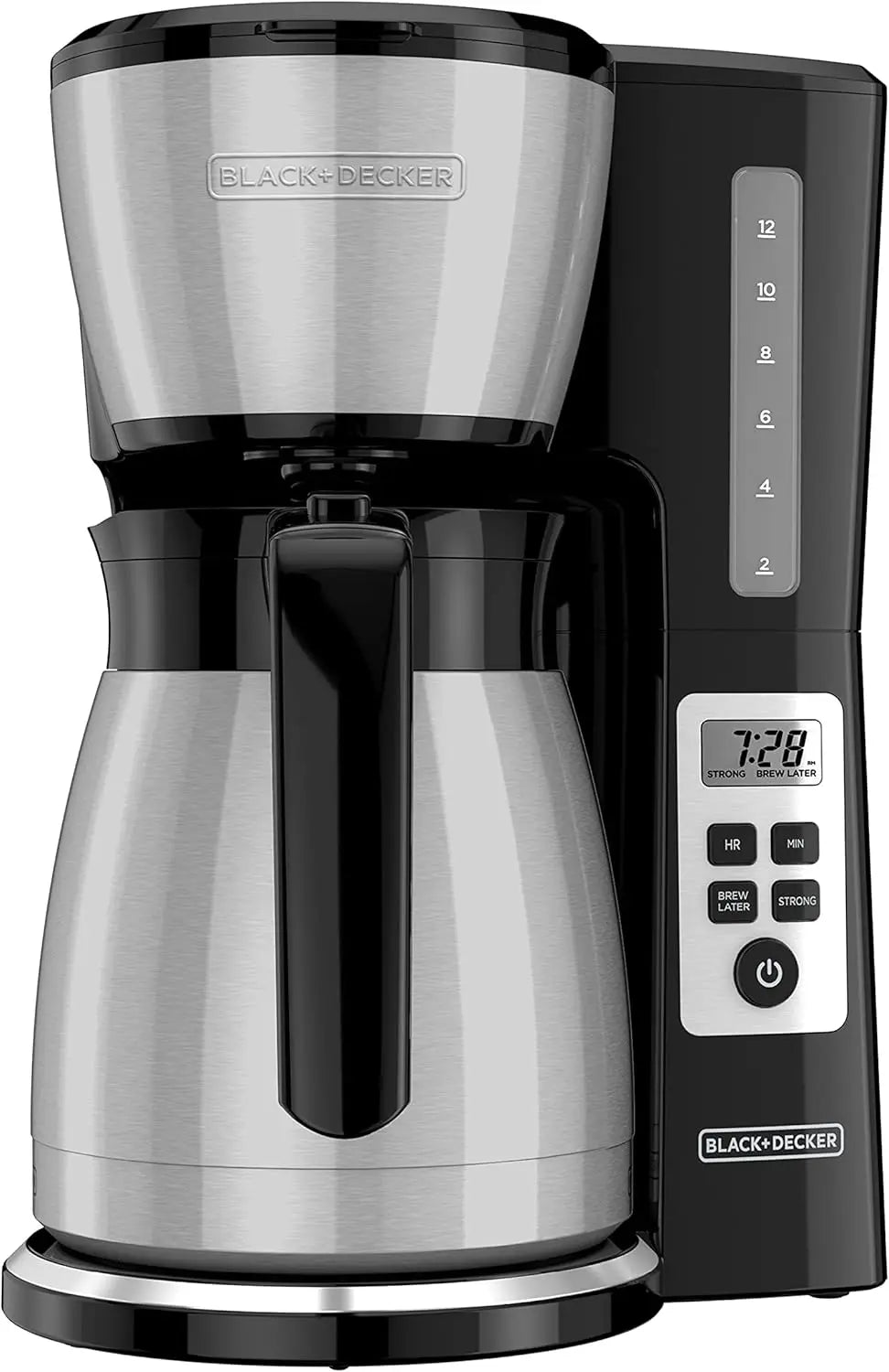 12 Cup Thermal Programmable Coffee Maker with Brew Strength