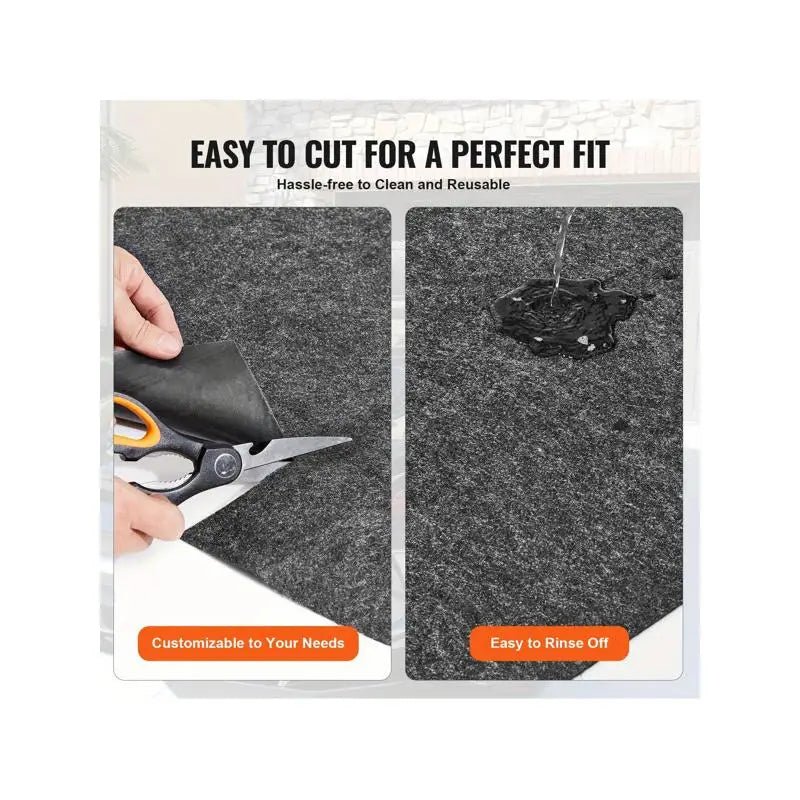 80 Inch Inflatable Hot Tub Mat, Extra Large Slip-Proof Ground Protector